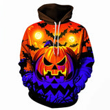 Halloween Horror Pumpkin Head 3D Hoodie