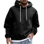 Men's Hoodie Solid Color Casual