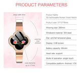 S6 Women Smart Wristband Waterproof Ip67 Smart Fitness Bracelet Heart Rate Blood Pressure Fitness Tracker Call Message Reminder