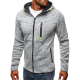 Plus Size Autumn Long Sleeve Hoodies Sweatshirt Men Zipper Solid Sweatshirt Casual Loose Streetwear Hip Hop Hoodie