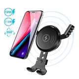 10W Wireless Fast Charger Car Mount Air Vent Phone - shop.livefree.co.uk
