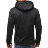 Plus Size Autumn Long Sleeve Hoodies Sweatshirt Men Zipper Solid Sweatshirt Casual Loose Streetwear Hip Hop Hoodie