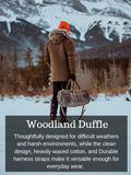 Woodland Duffle (Charcoal Grey) - shop.livefree.co.uk