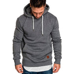 sweatshirt men  NEW hoodies brand male long sleeve solid hoodie big size