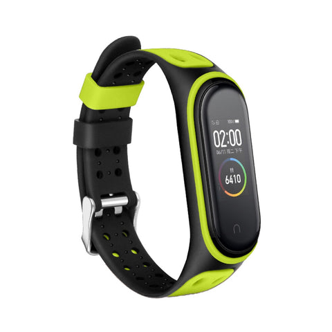 Replaceable Strap for Xiaomi Mi Band 5 4 3 Breathable Strap on Mi Band4 band3 Band5 Belt on xiaomi Mi Band 3 4 5