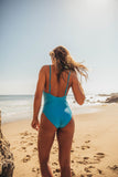 Positano Swimsuit - Ocean Blue - shop.livefree.co.uk