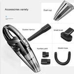 Handheld Vacuum Cordless Powerful Cyclone Suction Portable Rechargeable Vacuum Cleaner 6053 Quick Charge for Car Home Pet Hair