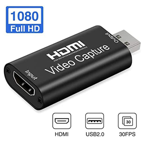 USB 2.0 HD Video Capture Card Video Capture Usb To Hdmi Game Live Capture Device