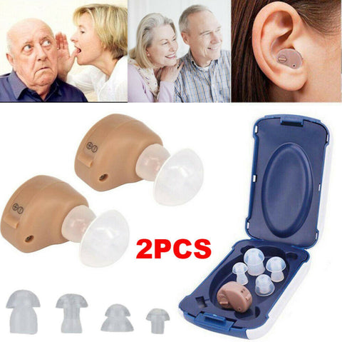 Two Sets Of Hearing Aid Sound Amplifier Hearing Aid Headphones