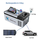 LionCooler X15A Portable Solar Fridge Freezer, 16 Quarts - shop.livefree.co.uk