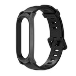 New Original Mijobs Youth Strap For Xiaomi Mi Band 5 Bracelet Metal Frame Strap For Xiaomi Mi Band 4 Silicone Strap Replacement