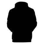 Men Suit Black hoodie Pattern 3D Print Long Sleeve Caps Sweatshirt Pullover sudaderas para hombre mens hoodies