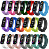 Strap for Xiaomi Mi Band 7 6 5 4 3 Sport Bracelet Watch Silicone Wrist Strap For Xiaomi Mi Band 7 3 4 5 bracelet Mi Band 7 Strap