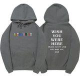 TRAVIS SCOTT ASTROWORLD WISH YOU WERE HERE HOODIES fashion letter ASTROWORLD HOODIE streetwear Man woman Pullover Sweatshirt