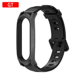 New Original Mijobs Youth Strap For Xiaomi Mi Band 5 Bracelet Metal Frame Strap For Xiaomi Mi Band 4 Silicone Strap Replacement