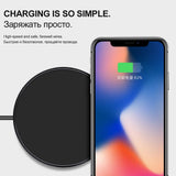 Portable QI Wireless Charging Charger for iPhone X 8 Samsung Galaxy S8 S7