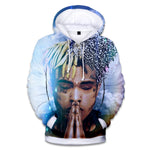 Rapper XXX Tentacion Cotton Hoodies sweatshirts 3D Hip Hop Singer xxxtentacion Uniform mens hoodies Hip Hop sweatshirt