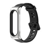 New Original Mijobs Youth Strap For Xiaomi Mi Band 5 Bracelet Metal Frame Strap For Xiaomi Mi Band 4 Silicone Strap Replacement