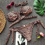 Fabulous Women Beachwear Leopard Printed Bikini - shop.livefree.co.uk