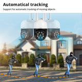 Fuers 1080P 3MP IP Camera Tuya Smart Outdoor Home Security Auto Tracking AI Human Detection Camera WIFI CCTV Surveillance Camera