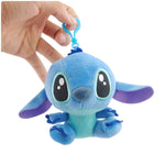 4"10cm Disney Lilo Stitch Plush Toys Dolls with Plastic hook Plush Keychain Pendant Soft Stuffed For Kids Baby Gifts