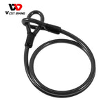 WEST BIKING Bicycle U Lock MTB Road Bike Padlock 2 Keys Anti-theft Safety Motorcycle Scooter Cycling Lock Bicycle Accessories