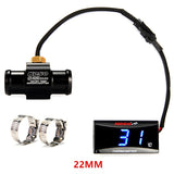 Motorcycle KOSO Water Temperature Mini Meter For XMAX250 300 NMAX CB 400 CB500X Sensor thermomete Temp gauges Scooter Racing