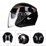 Motorcycle Helmet Double Lens Moto Helmet Open Face Scooter Racing Helmet Casco Moto Capacete Casque Scooter Motorbike Helmet