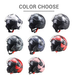 Motorcycle Helmet Double Lens Moto Helmet Open Face Scooter Racing Helmet Casco Moto Capacete Casque Scooter Motorbike Helmet