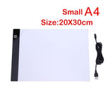 A2/A3/A4/A5 Size Three Level Dimmable Led Light Pad,Tablet Eye Protection for Diamond Painting Embroidery Tools Accessories