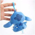 4"10cm Disney Lilo Stitch Plush Toys Dolls with Plastic hook Plush Keychain Pendant Soft Stuffed For Kids Baby Gifts