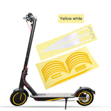 Wheel Hub Protective Reflective Sticker For Xiaomi M365 Pro 1s Electric Scooter Wheel Sticke Parts Scooter Accessories