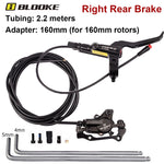 BLOOKE Electric Scooter Hydraulic Disc Brake Left/Right Set 140mm 160mm 180mm Power-Off E-bike Brakes with Rotor for Kugoo