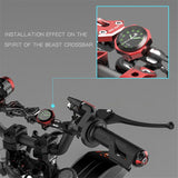 SPIRIT BEAST Motocross Table Clock Parts Scooter Decorative Hour Bell Waterproof Electronic Bell Car Clocks Watches Sports Watch