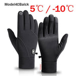 NEWBOLER 100% Waterproof Winter Cycling Gloves Windproof Outdoor Sport Ski Gloves For Bike Bicycle Scooter Motorcycle Warm Glove