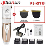 Baorun Professional Pet Dog Hair Trimmer Animal Grooming Clippers Cat Cutter Machine Shaver Electric Scissor Clipper 110-240V AC