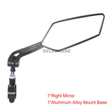 Bike Rear View Mirror Reflector Adjustable Rotatable Handlebar Mirror Clear Rearview Electric Scooter Cycling Bicycle Accessorie