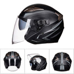 Motorcycle Helmet Double Lens Moto Helmet Open Face Scooter Racing Helmet Casco Moto Capacete Casque Scooter Motorbike Helmet