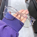 Transparent Computer Glasses Frame Women Men Anti Blue Light Round Eyewear Blocking Glasses Optical Spectacle Eyeglass