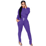 Winter Two Piece Set Women&#39;s set Long sleeve TShirt pants suit Casual tracksuit outfit Sweatsuit Sporty