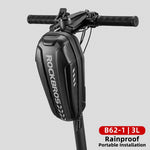 ROCKBROS Hard Shell Front Frame Scooter Hanging Bag Waterproof MTB Road Bike Folding Bag Multifunctional Electric Bicycle Bag