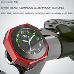 SPIRIT BEAST Motocross Table Clock Parts Scooter Decorative Hour Bell Waterproof Electronic Bell Car Clocks Watches Sports Watch