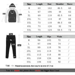 Tracksuit Women Hoodies Sweatshirt and Pants Sets Pullover Hooded Sweatshirts White Black Autumn Spring Outfits Suit Female New