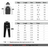 Tracksuit Women Hoodies Sweatshirt and Pants Sets Pullover Hooded Sweatshirts White Black Autumn Spring Outfits Suit Female New