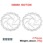 BLOOKE Electric Scooter Hydraulic Disc Brake Left/Right Set 140mm 160mm 180mm Power-Off E-bike Brakes with Rotor for Kugoo