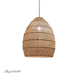 Natural Rattan Lamp Pendant light New Chinese Style Hand-woven Pendant Light for Living Room Hanging Luminaire Dining Room light