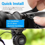 Bike Bell Charging Speaker USB Recharged Mini Electric Bike Horn 4 Modes Cycling Electric Bicycle Accessories for Scooter, MTB