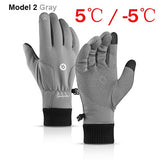 NEWBOLER 100% Waterproof Winter Cycling Gloves Windproof Outdoor Sport Ski Gloves For Bike Bicycle Scooter Motorcycle Warm Glove