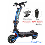 FLJ 7000W E Scooter with Dual engines 72V Electric scooter Road tire led pedal best Top Speed electrico skate board kickscooter