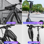 ROCKBROS Hard Shell Front Frame Scooter Hanging Bag Waterproof MTB Road Bike Folding Bag Multifunctional Electric Bicycle Bag